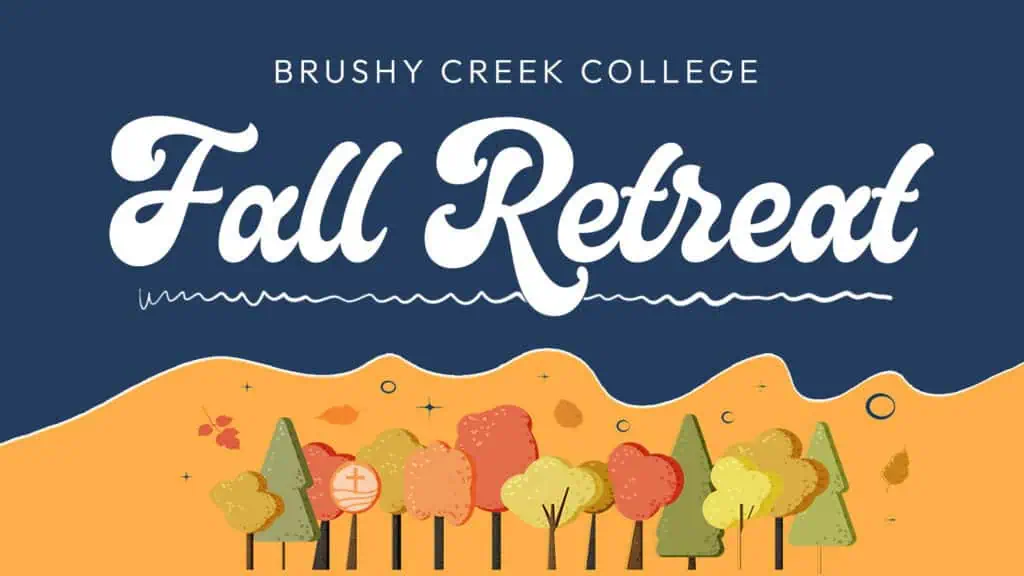 college fall retreat