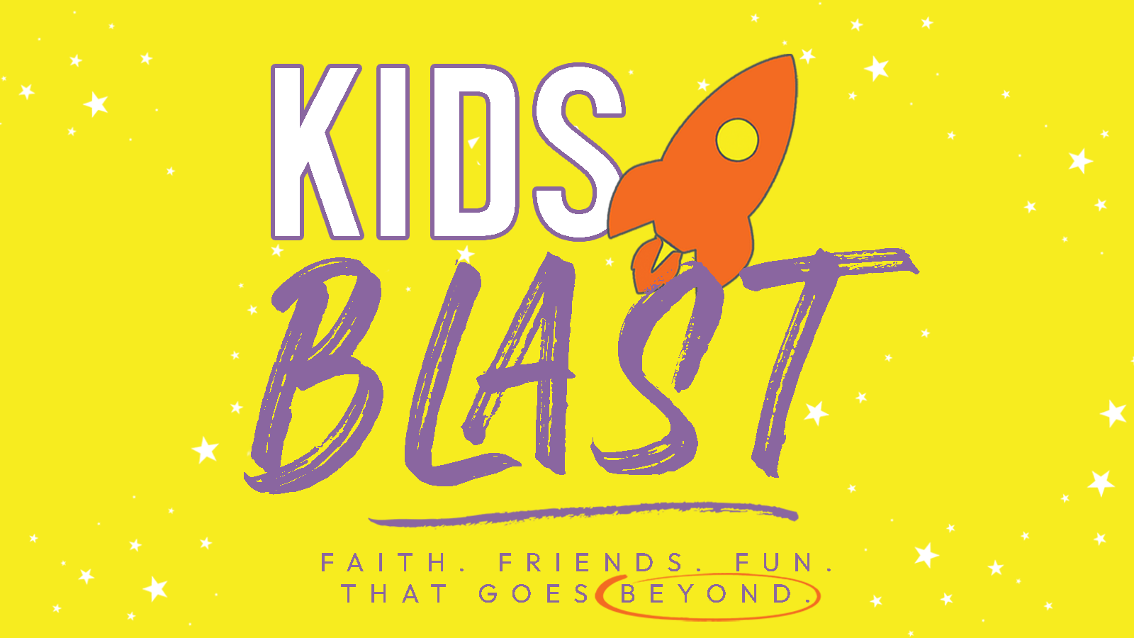 Kids Blast, school year, young children, games, church, greenville.